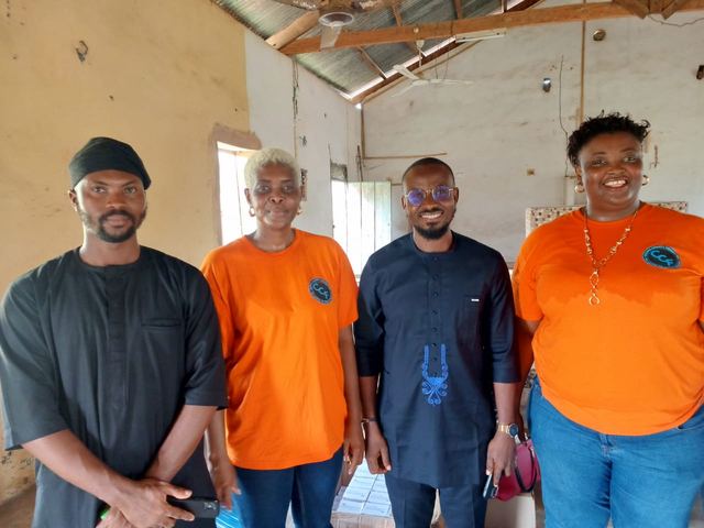 The Foundation team on the ground at Isikwuato.